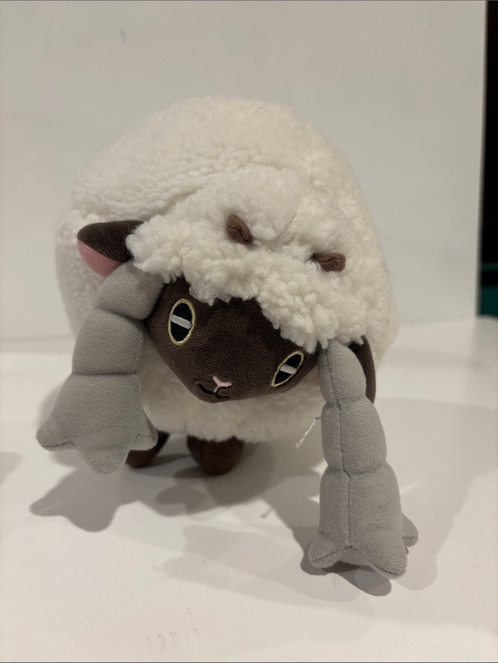 Pokemon Plush Sheep Toy - White, Gray & Brown, game freak good condition clean